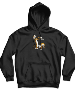 Calvin and Hobbes Playing Zombies Unisex Hoodie