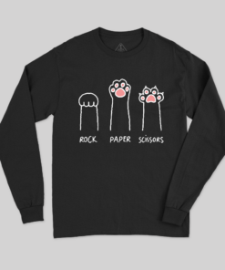 Cat Paw Long Sleeve T-Shirt