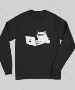 Cats & Computers Long Sleeve T-Shirt