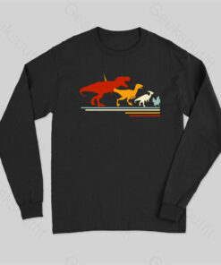 Dinosaur Evolution Long Sleeve T-Shirt