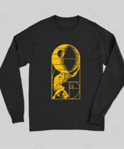 Fibonacci Death Star Long Sleeve T-Shirt
