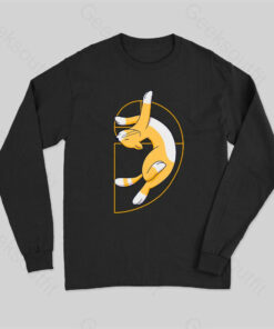 Fibonacci Spiral Cat Long Sleeve T-Shirt