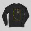 Golden Spiral Long Sleeve T-Shirt