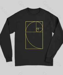 Golden Spiral Long Sleeve T-Shirt