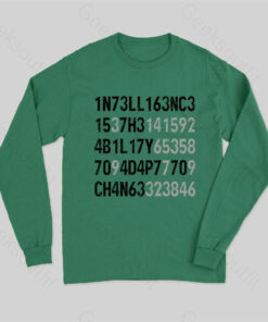 Intelligence Is The Ability To Adapt To Change Long Sleeve T-Shirt