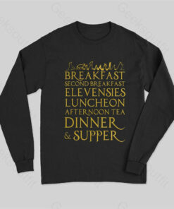 Middle Earth Hobbit Meal Long Sleeve T-Shirt