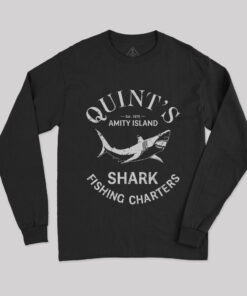 Quint’s Shark Fishing Charters Long Sleeve T-Shirt
