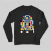 R2D2 Mondrian Long Sleeve T-Shirt