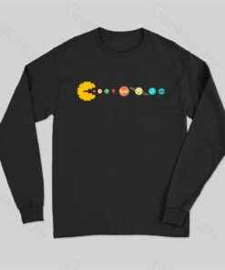 Solar System Eating Game Long Sleeve T-Shirt