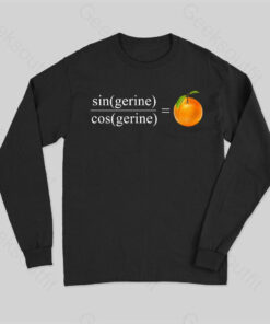 Tan(gerine) Math Long Sleeve T-Shirt