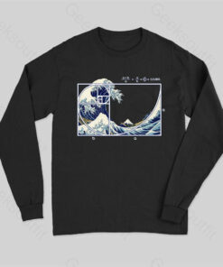 The Great Fibonacci Wave Science Long Sleeve T-Shirt