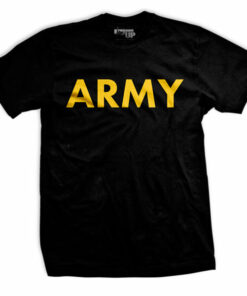 Army Black and Yellow PT T-Shirt Army Black and Yellow PT T-Shirt