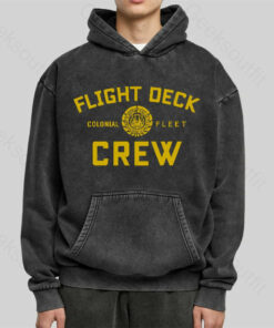 Battlestar Galactica Flight Deck Crew Washed Hoodie