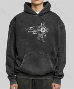 CPU Heart Washed Hoodie