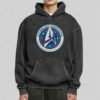 Cosmic Voyage Discovery Starfleet Command Washed Hoodie