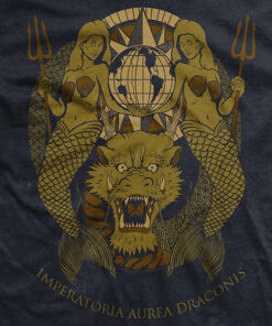 Domain of the Golden Dragon Navy T-Shirt