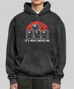 Funny PC Gamer Computer Nerd Washed Hoodie