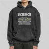Funny Science Definition Washed Hoodie