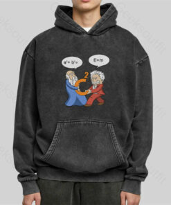 Funny Scientist Washed Hoodie