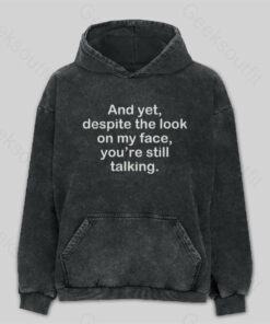 Funny Words Washed Hoodie