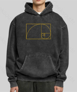 Golden Spiral Washed Hoodie
