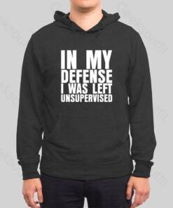 I Was Left Unsupervised Hoodie