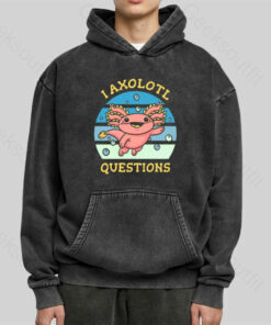 I axolotl questions Washed Hoodie
