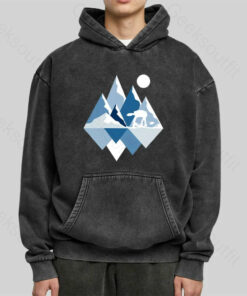 Ice Planet View Washed Hoodie