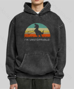I’m Unstoppable T-Rex Washed Hoodie