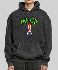 Meep muppet beaker Washed Hoodie