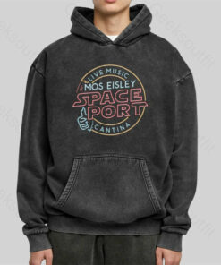 Mos Eisley Space Port Washed Hoodie