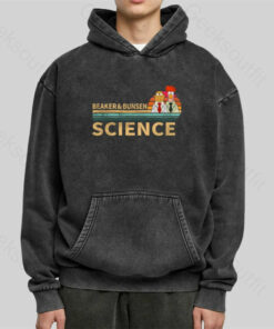 Muppets Science Bunsen And Beaker Cool Washed Hoodie