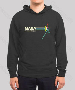Retro NASA Voyager Spacecraft Hoodie