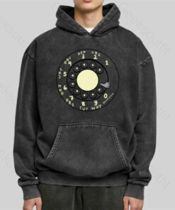 Rotary Dial Washed Hoodie