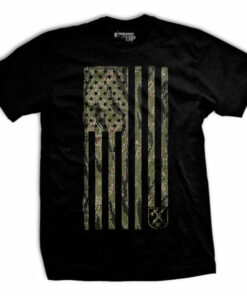 Tiger Stripe Camo Flag T-Shirt