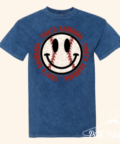 Acid Washed Distressed That’s Baseball Retro Tee