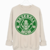 Baseball Coffee Mom Sweatshirt  Quality Retro Sweater