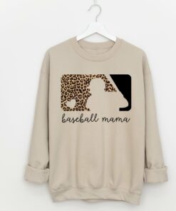 Baseball Leopard Mama Sweatshirt  Bella Softstyle or Gildan Sports Mom Sweatshirt