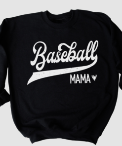 Baseball Mama Sweatshirt Bella Canvas or Gildan Brand