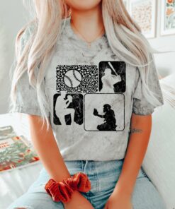 Baseball Things Comfort Colors Color Blast Distressed Tee