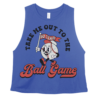 Bella Canvas CROPPED TANK – Take Me Out to The Ball Game Baseball Tank