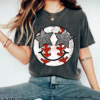 Bella Canvas or Comfort Colors Baseball Smiley Star Eyes Print Tee Quality Retro Tee