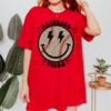 Bella Canvas or Comfort Colors Baseball Vibes Smiley – Toddler, Youth, Adult Sized Tees