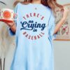 Bella Canvas or Comfort Colors Blue There’s No Crying In Baseball Tee Quality Retro Tee