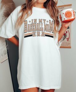 Bella Canvas or Comfort Colors In My Baseball Mom Era Tee Quality Retro Tee