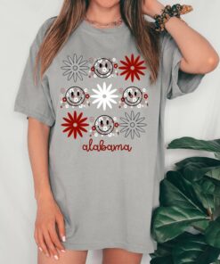 Comfort Colors Alabama Smiley and Daisy’s Tee Quality Retro Spirit Tee