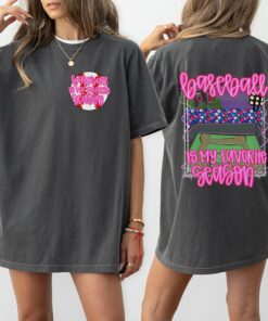 Comfort Colors Baseball Is My Favorite Season Tee