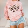 Comfort Colors Color Blast Baseball Lightning Bolt Smiley Sweatshirt