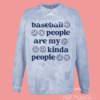 Comfort Colors Color Blast Baseball People Are My Kinda People Sweatshirt