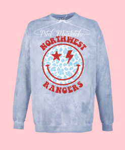 Comfort Colors Color Blast Northwest Rangers Smiley Sweatshirt